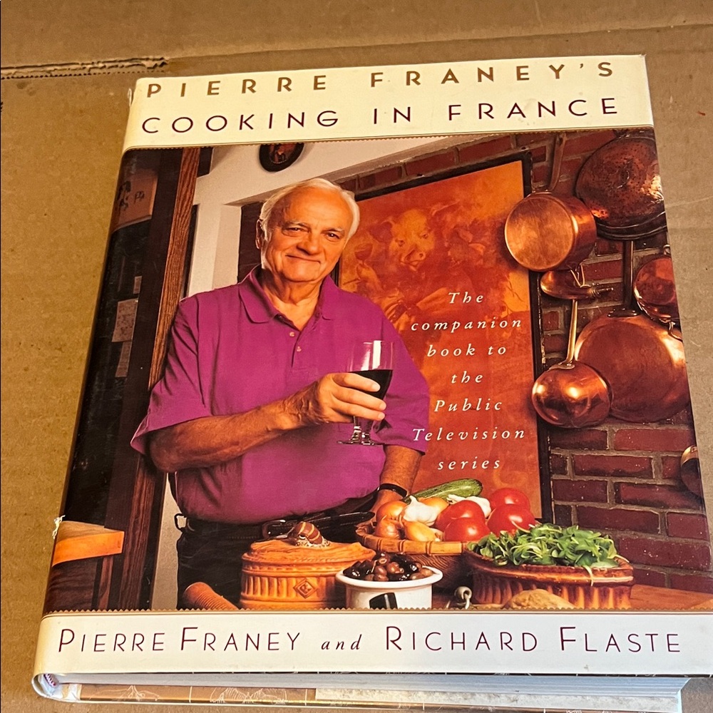 Pierre Franey’s Cooking in France - Hardcover Cookbook 1994 322 pages
